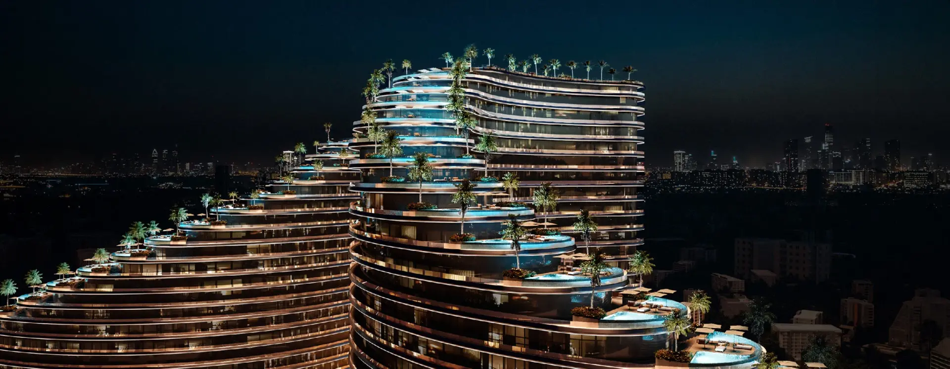 Binghatti Skyflame Tower 2 at Majan, Dubai